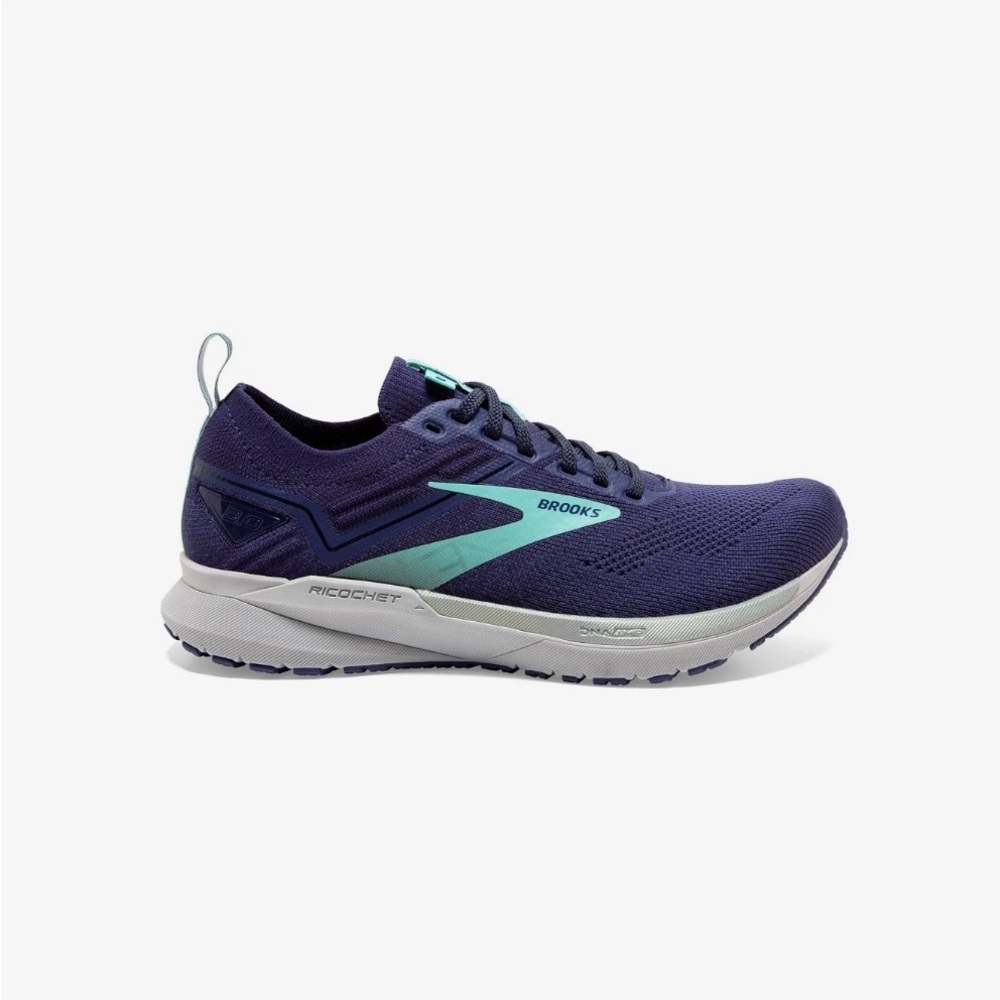 NEW Brooks Ricochet 3 Peacock/Teal Running Shoes Womens 8.5